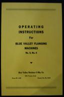 Blue Valley-Blue Valley Flanging No. 3, 4 Operating Instructions-#3 -#4-01